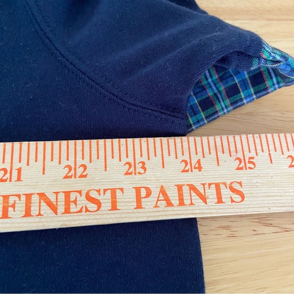 KAREN SCOTT Cotton Rich Womens XL TOP Golf polo EMBROIDERY blue SHIRT floral - Picture 12 of 16